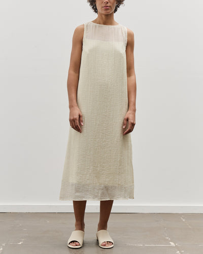Mijeong Park Pleated Midi Dress, Cream
