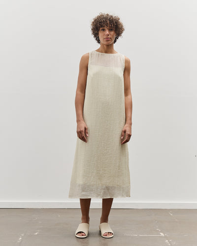 Mijeong Park Pleated Midi Dress, Cream