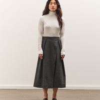 Mijeong Park Roll Neck Jersey Top, White