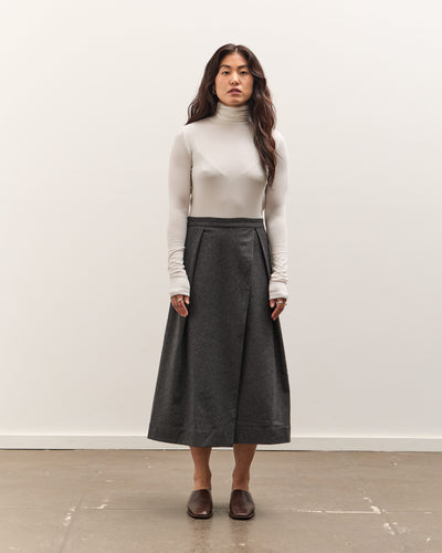 Mijeong Park Roll Neck Jersey Top, White