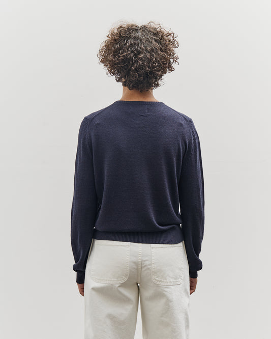 Mijeong Park Cotton Blend Cardigan, Navy
