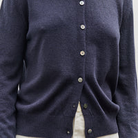Mijeong Park Cotton Blend Cardigan, Navy