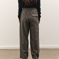 Mijeong Park Wool Blend Wide Leg Pants, Gray