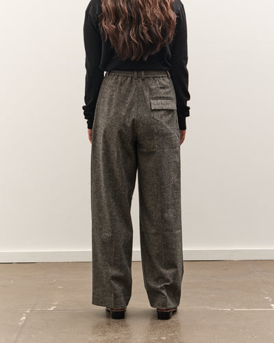 Mijeong Park Wool Blend Wide Leg Pants, Gray