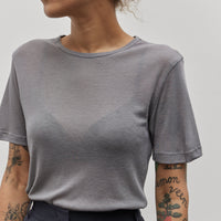 Mijeong Park Ribbed T-Shirt, Gray