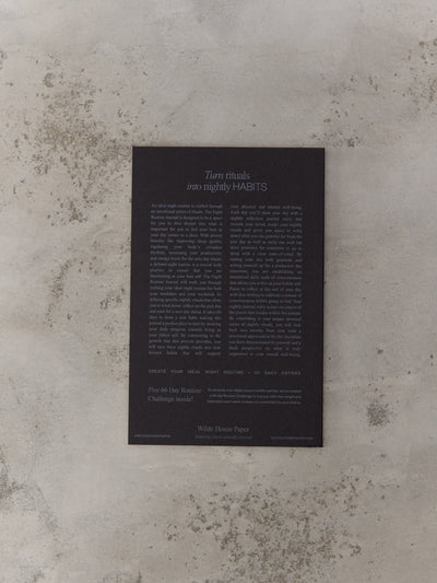 Night Routine Journal