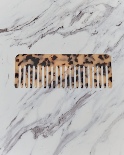 Machete No. 2 Comb, Blonde Tortoise