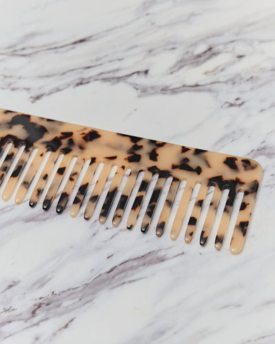 Machete No. 2 Comb, Blonde Tortoise