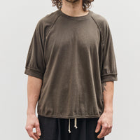 O-Project 3/4 Sleeve Tee, Green Grey