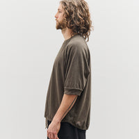 O-Project 3/4 Sleeve Tee, Green Grey