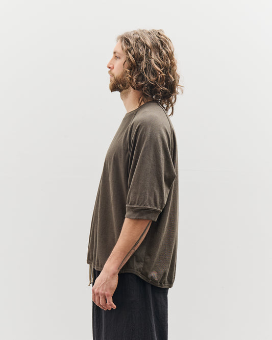 O-Project 3/4 Sleeve Tee, Green Grey