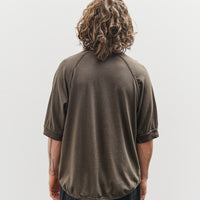 O-Project 3/4 Sleeve Tee, Green Grey