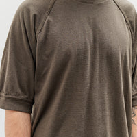 O-Project 3/4 Sleeve Tee, Green Grey