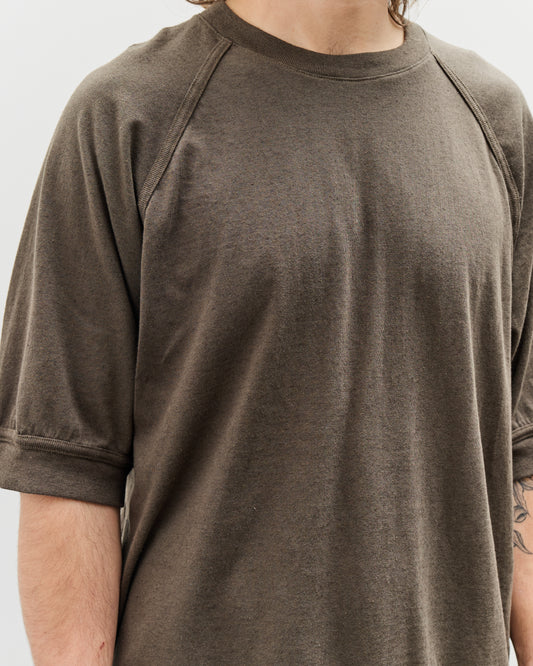 O-Project 3/4 Sleeve Tee, Green Grey