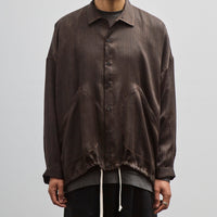 O-Project Balloon Shirt, Dark Brown