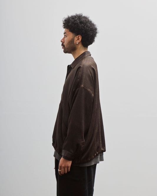 O-Project Balloon Shirt, Dark Brown