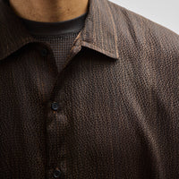 O-Project Balloon Shirt, Dark Brown