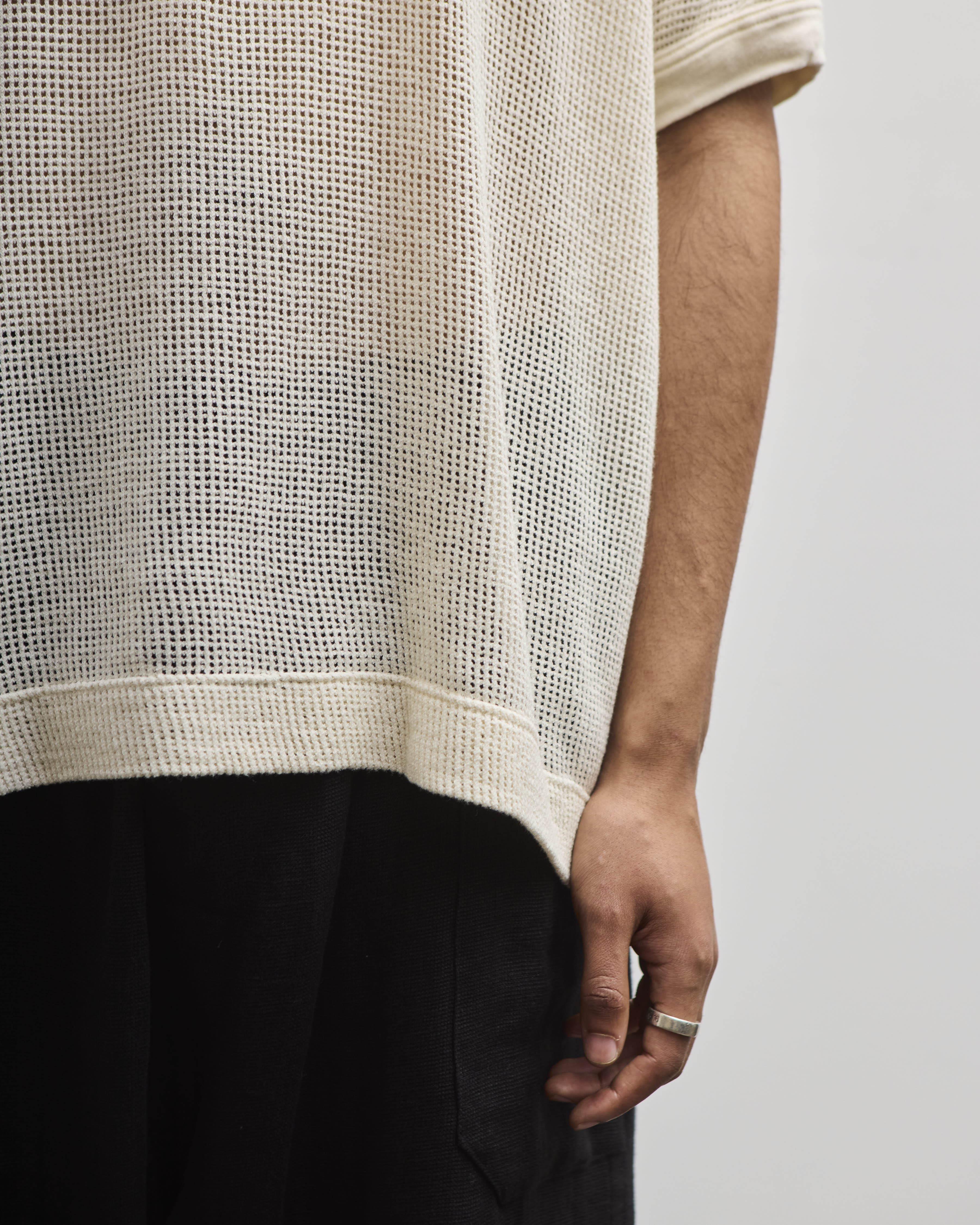 O-Project Basic Tee, Kinari Mesh – Glasswing