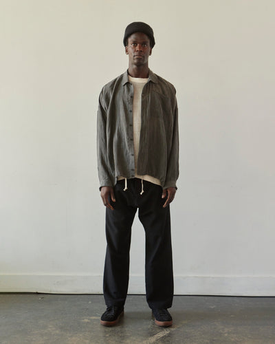 O-Project Bomber Shirt, Sumi Ink