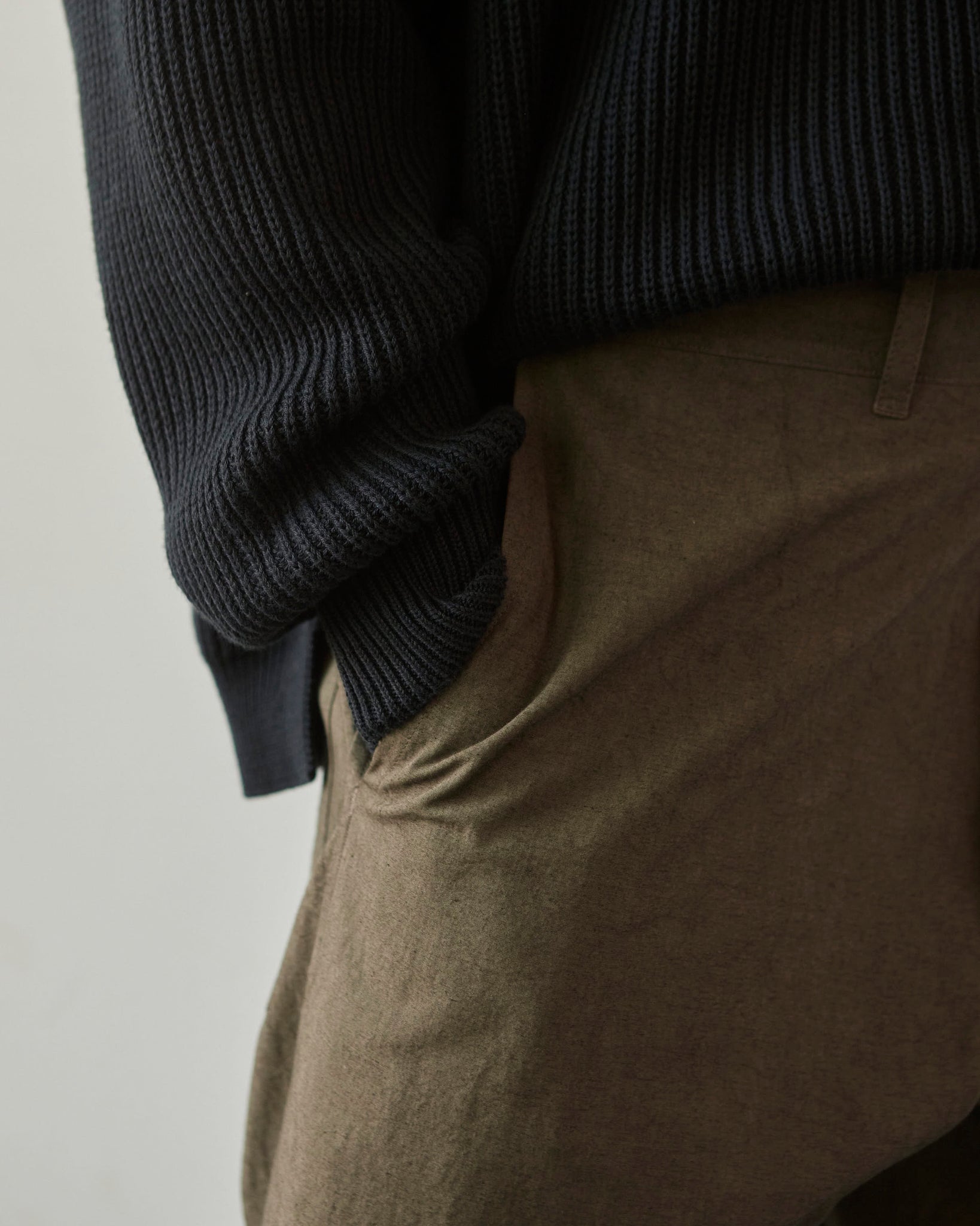 O-Project Chino Trouser, Dark Grey