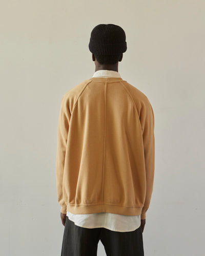 O-Project Crewneck Sweat, Yellow Beige