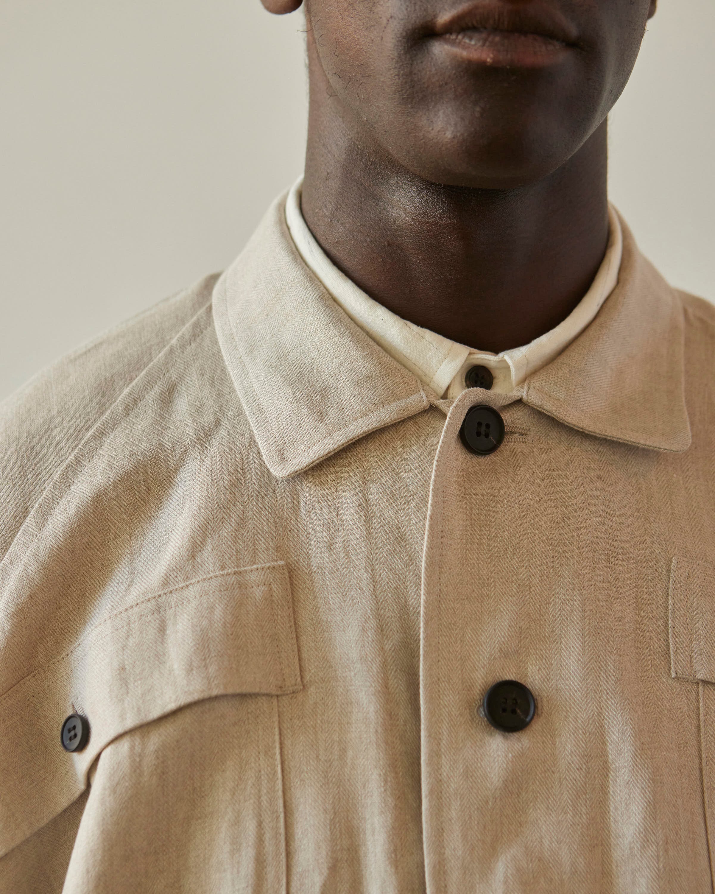O-Project Denim Jacket, Kinari – Glasswing