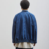 O-Project Denim Jacket, Washed Blue Denim