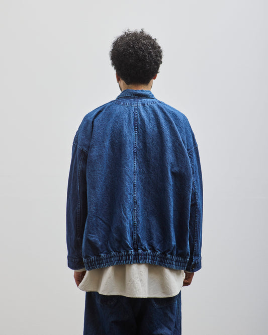 O-Project Denim Jacket, Washed Blue Denim