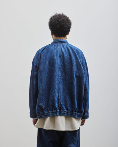 O-Project Denim Jacket, Washed Blue Denim