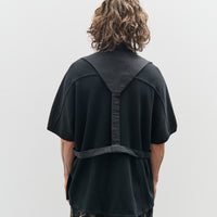 O-Project Denim Vest, Off-Black