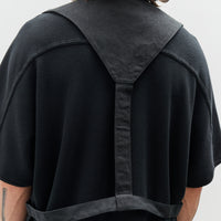 O-Project Denim Vest, Off-Black