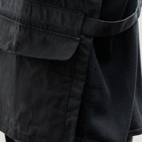 O-Project Denim Vest, Off-Black