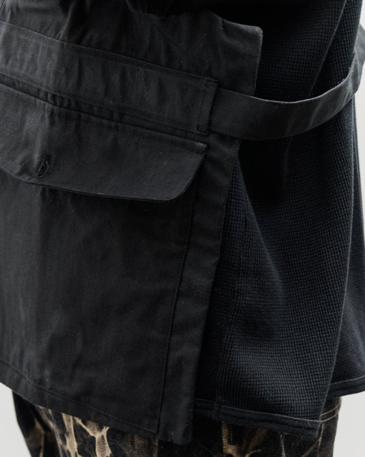 O-Project Denim Vest, Off-Black
