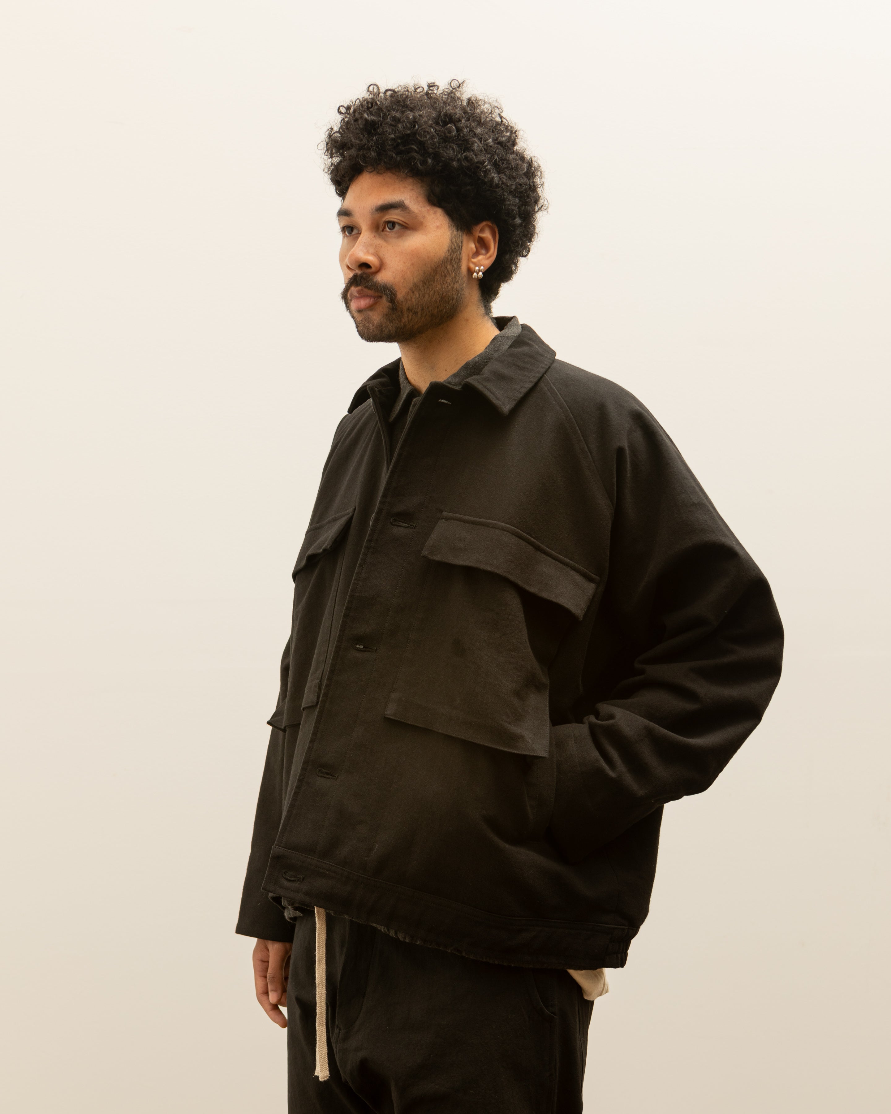 O-Project Eisenhower Jacket, Black – Glasswing