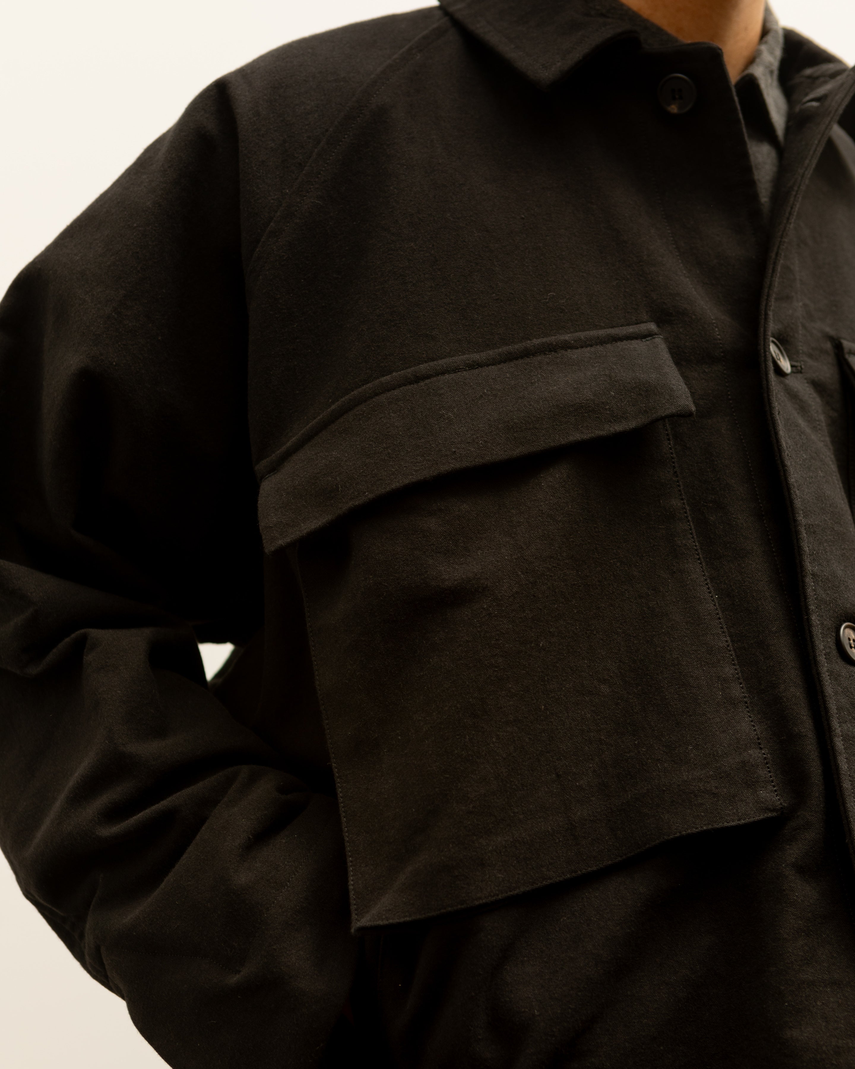 O-Project Eisenhower Jacket, Black – Glasswing