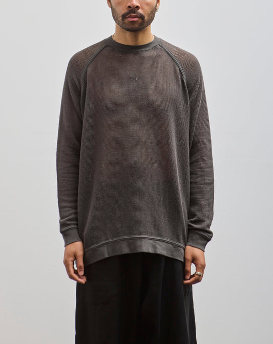 O-Project Longsleeve Tee, Off Black Mesh