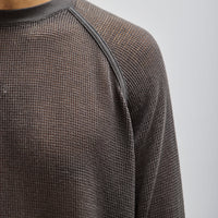 O-Project Longsleeve Tee, Off Black Mesh