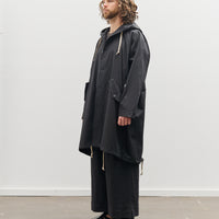 O-Project Parka Coat, Black