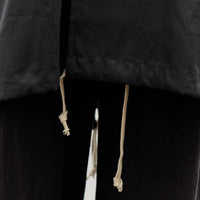 O-Project Parka Coat, Black