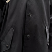 O-Project Parka Coat, Black