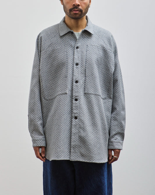 O-Project Workwear Shirt, Light Blue Chambray