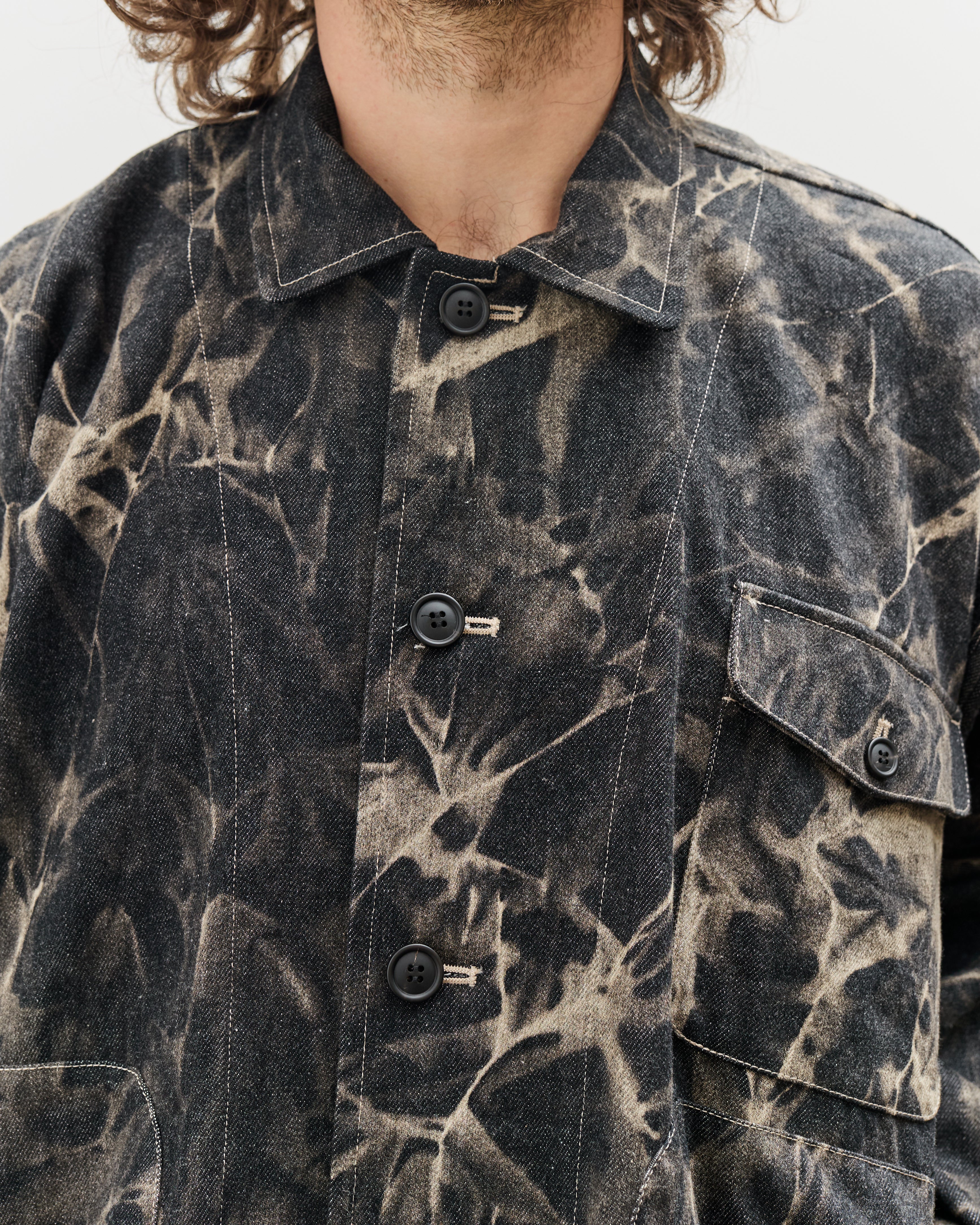 O-Project Denim Jacket, Bleached Shadow – Glasswing