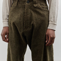 O-Project Corduroy Trousers, Army Green