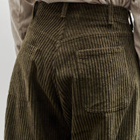 O-Project Corduroy Trousers, Army Green