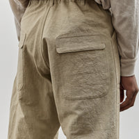 O-Project Wide Knee Trousers, Sand