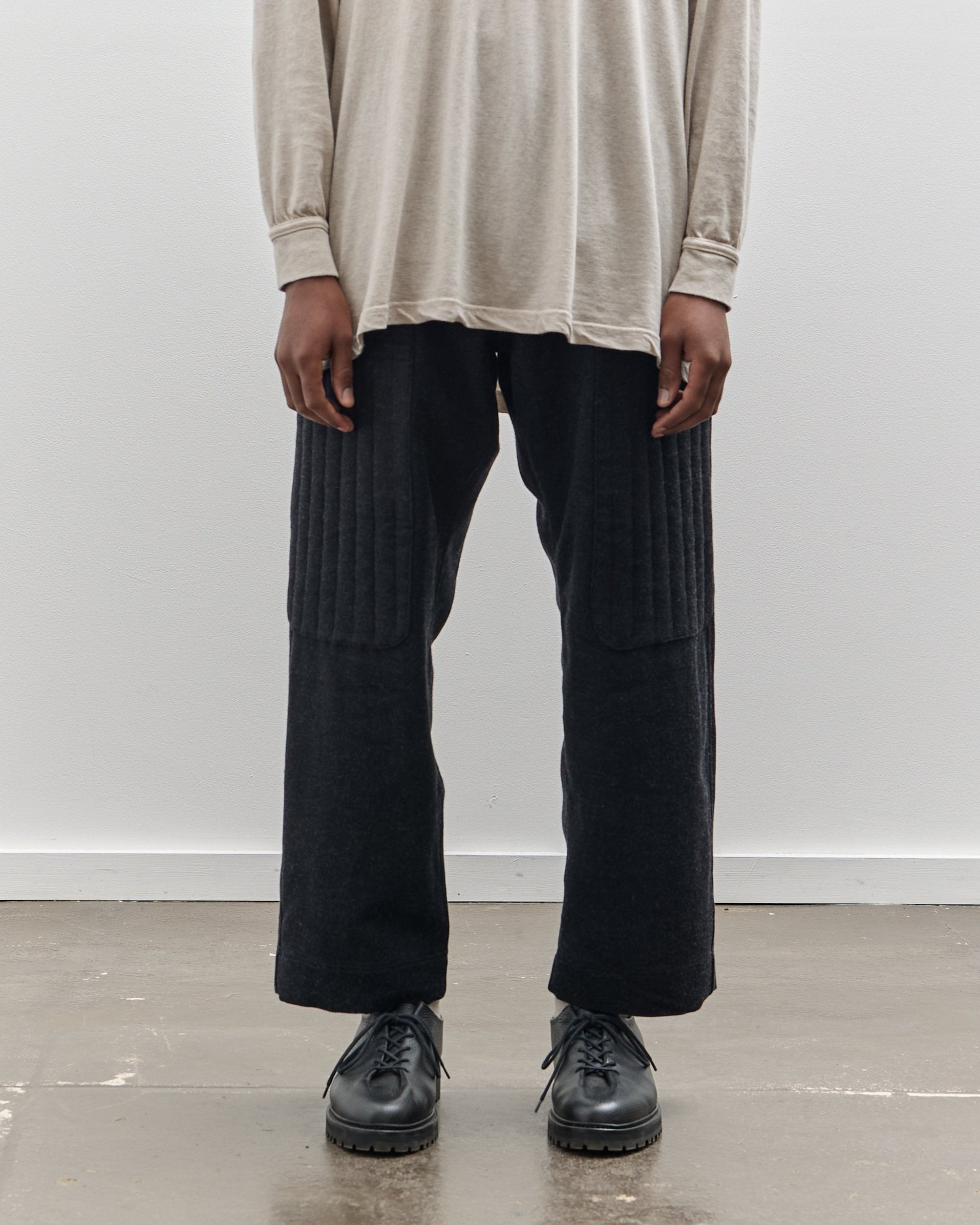 O-Project Wide Knee Trousers, Anthracite – Glasswing