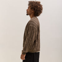 O by Jan-Jan Van Essche Cable Knit Crewneck, Dark Mix