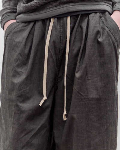 O by Jan-Jan Van Essche Easy Wide Pants, Dark Sumi