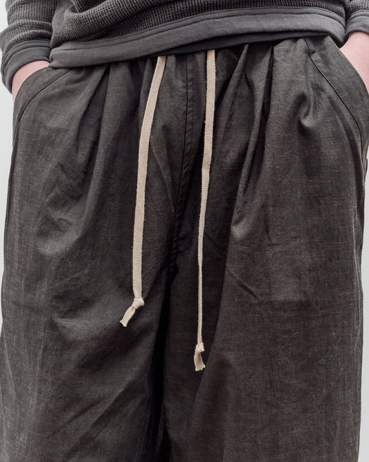 O by Jan-Jan Van Essche Easy Wide Pants, Dark Sumi