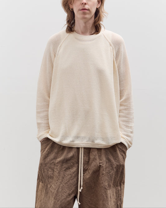 O by Jan-Jan Van Essche Long Sleeve Mesh Tee, Kinari